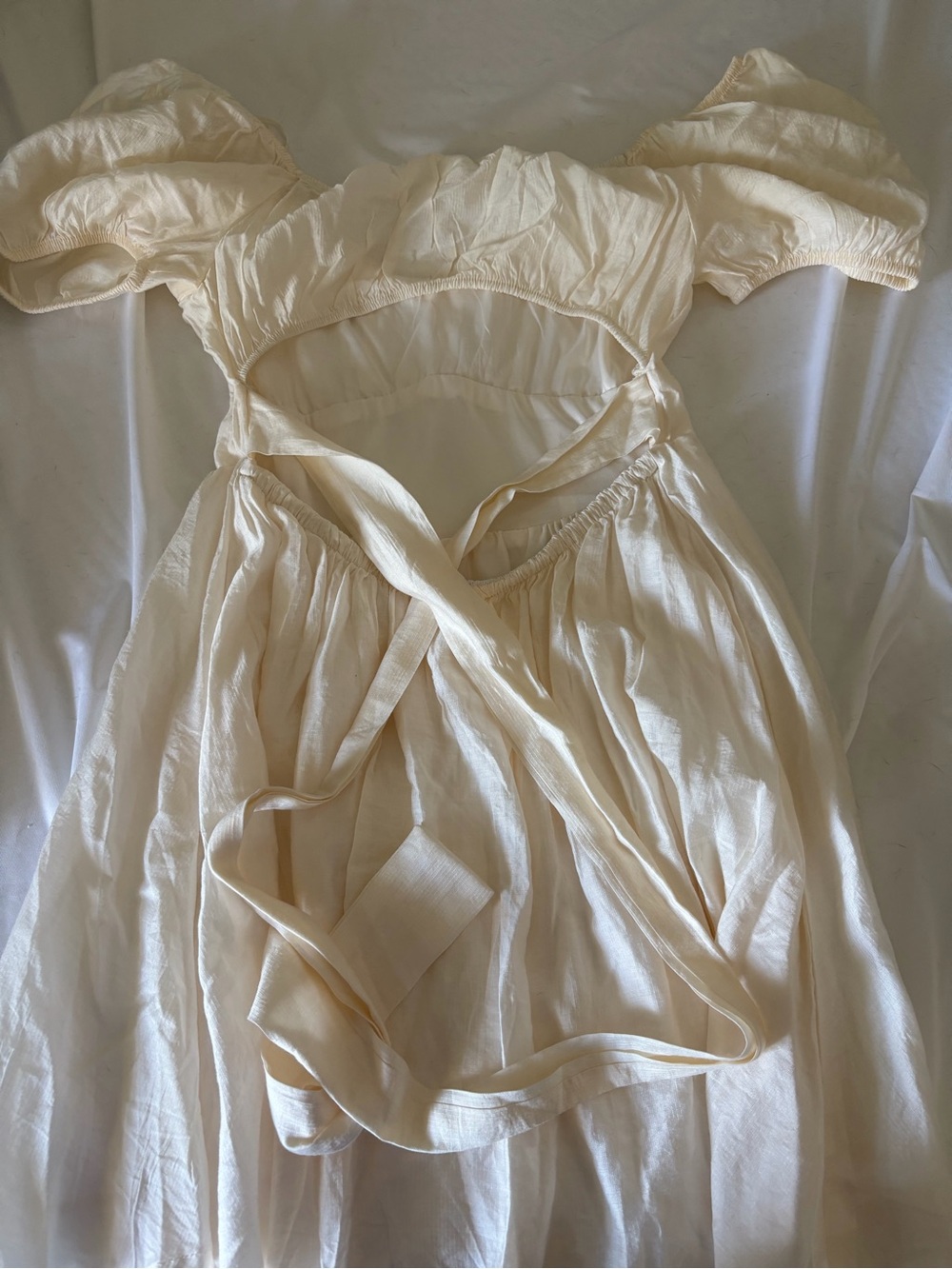 Blu Pepper Cream Ruffled Top - Picture 3 of 3